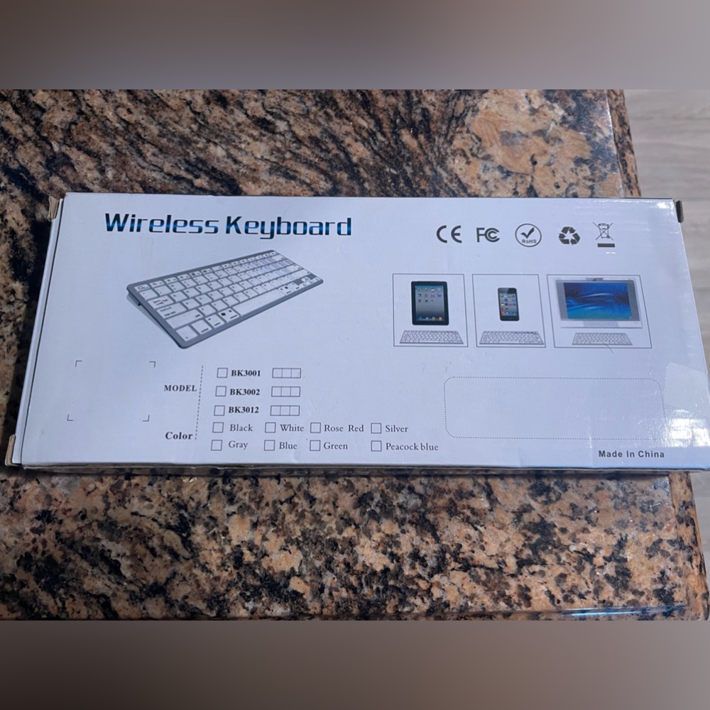Bluetooth Wireless Keyboard - Picture 2 of 4